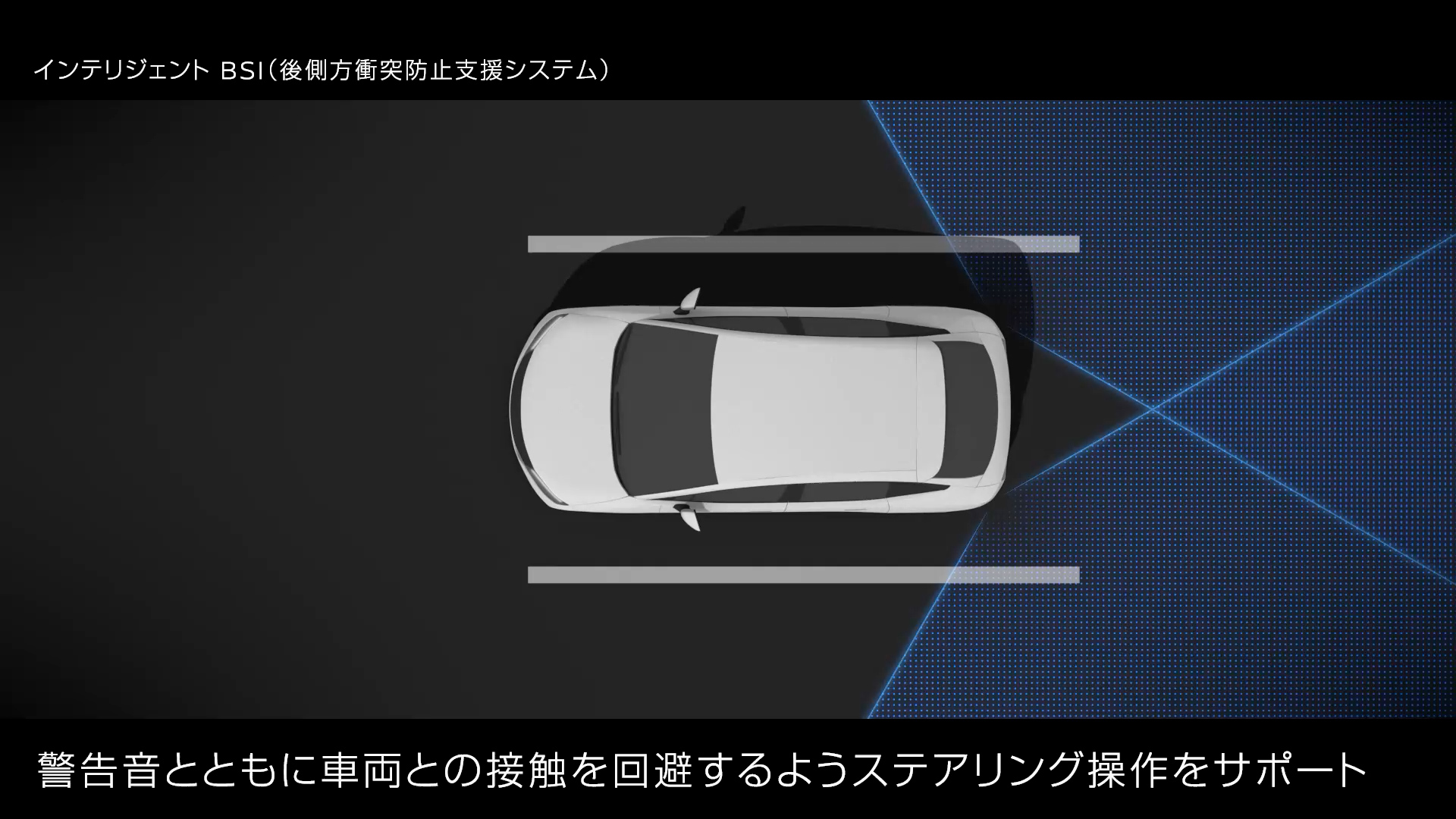 インテリジェント BSI（後側方衝突防止支援システム）&BSW（後側方車両検知警報）