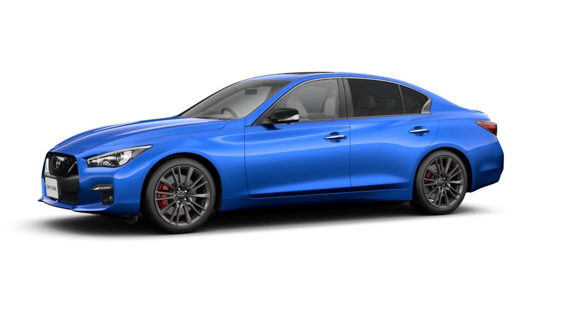 スカイラインV37限定カラー湾岸ブルー 日産『スカイライン』最後の改良か？ 限定400Rも登場、「湾岸ブルー